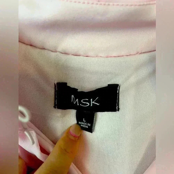 Elegant Pink‎ Sleeveless Ruffle Dress Cotton Candy Summer Party Cocktail L E2 - Picture 6 of 8